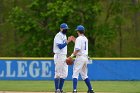 Baseball vs CGA  Wheaton College Baseball vs Coast Guard Academy during game one of the NEWMAC semi-finals playoffs. - (Photo by Keith Nordstrom) : Wheaton, baseball, NEWMAC
